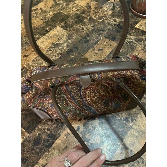 St. John’s Bay Vintage Paisley Hand Bag - Picture 5 of 12